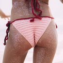 Women Swimsuit knitting bikini set Brazilian Swimwear Push up Bathing suit
