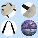 Moonlight butterfly Printed Shoulder Shopping Bag Casual Large Tote Handbag