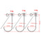 6pcs/lot Mushroom Jig Head Fishing Barbed Hooks Stainless Steel Hook (5.6g)