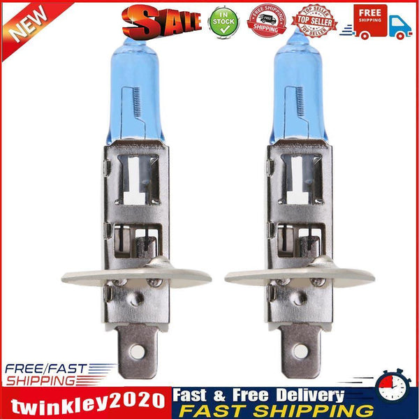 2pcs H1 12V 100W Blue Halogen Xenon Light Bulbs for Car Headlamp Headlight Newly