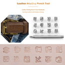 Leather Working Saddle Constellation Stamp Set Punch Carving Metal Leather Craft