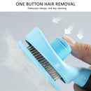 Cat Grooming Brush Self Cleaning Tangles Easily Removes Mats Slicker Brush Newly