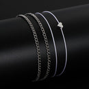 Women Love Heart Beach Foot Bracelets Feet Jewelry Anklets Women Plated Anklet
