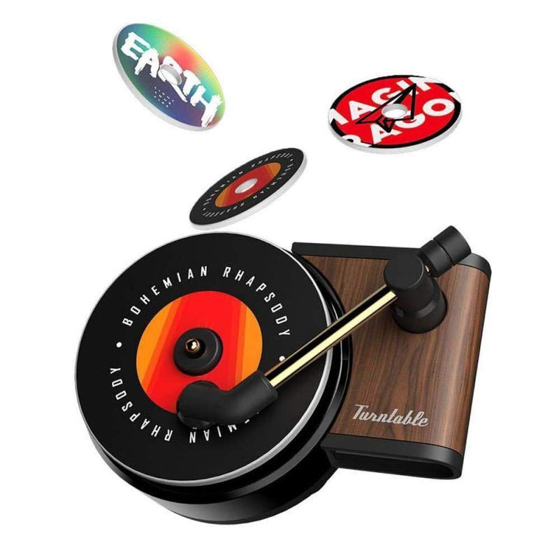 Car Record Player Turntable Diffuser Car Vent Clip Fragrance Aromatherapy