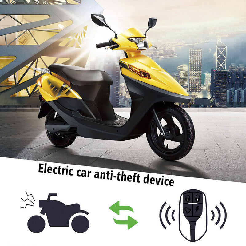 48-72V Electric Scooter Alarm Motorcycle Vehicle Anti-Theft Horn Loud Lock Newly