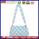 Women Fashion Plush Shoulder Bag Winter Animal Plaid Heart Print Underarm Bags