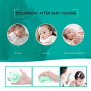 Baby Silicone Choking Milk Back Pad L-shaped Kid Resilience Beater (Green)