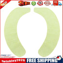 2pcs Floral Printed Toilet Mat Reusable Toilet Seat Cover Bath Decor (Green