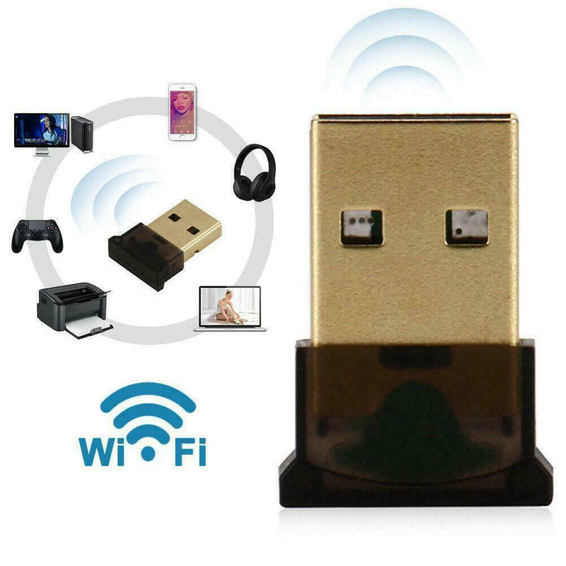 1Pcs Black Wireless USB Bluetooth-compatible Receiver Audio Adapter L5V1