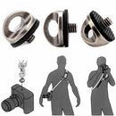 BLACK - 1/4" Strap Connector Screw Adapter for Black Rapid Camera DSLR Gift