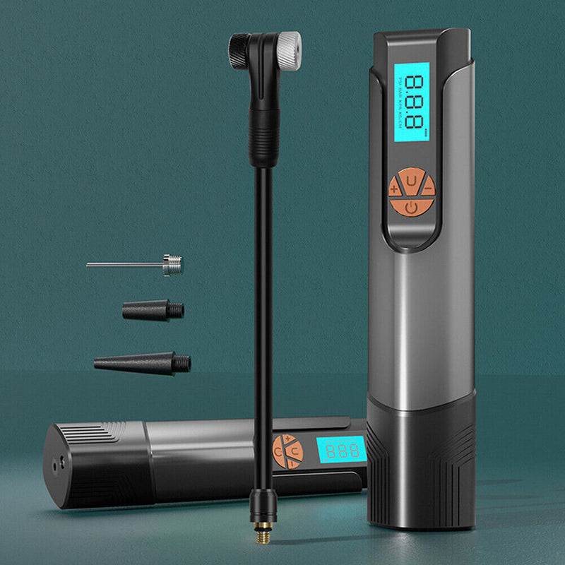 150PSI USB Rechargeable Air Pump Wireless Digital Car Tire Filler Outputs