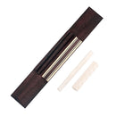 Rosewood Guitar Bridge+ Cattle Bone Guitar Nut+ Saddle for Classic Guitar Newly