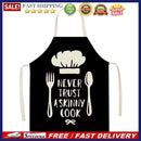 Kitchen Linen Apron Cutlery Print Home Restaurant Cooking Baking Bib Tools