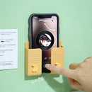 Charging Dock Mobile Phone Stand Wall Store Rack Wall Holder Data Cable Rack