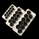 3X Hexagon Fondant Ausstecher Kuchen Biskuitform Dekor Backen Gadget CC J1P5