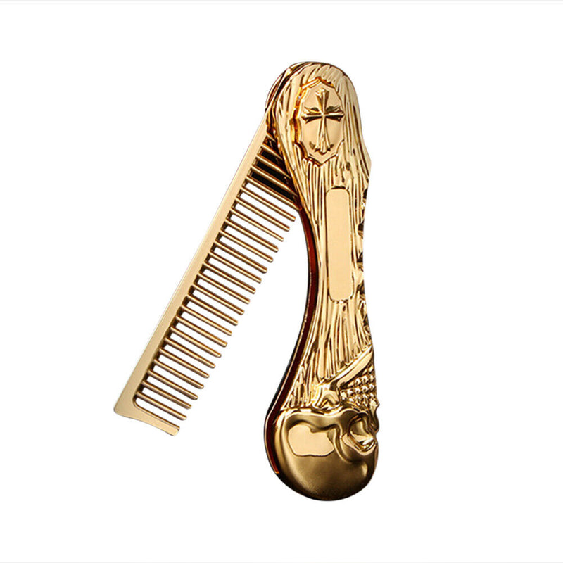 Multifunctional Barber Comb Portable Durable Beard Cleaning Comb Men Accessories