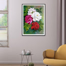 Full Drill 5D DIY Diamond Painting Cartoon Flowers Cross Stitch Mosaic Craft