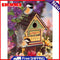 Bird House Oil Paint By Numbers Kits Canvas Picture Wall Art DIY Craft Coloring