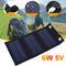 Foldable Solar Panel USB 3-Fold Solar Cell for Mobile Phone/3V-5V Battery Newly