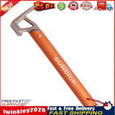 Outdoor Camping Tent Peg Hammer Fishing Hiking Stakes Nail Puller (Orange) Newly