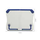 Portable Music Stand Hand Roll Desktop Reading Frame Flat Holder (Beige) Newly
