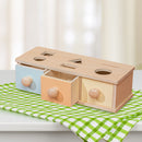 Wooden Matching Blocks Science Educational Toys Early Learning Math for Children
