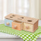 Wooden Matching Blocks Science Educational Toys Early Learning Math for Children