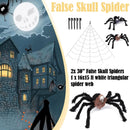 Halloween Giant Spider Web Spider /Witch Outdoor Scary Party Prop Decor`