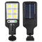 LED Solar Wall Light Outdoor Motion Sensor Lamp Garden Remote Lamp (72COB)