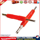 Stainless Steel Dual Head Car Tire A/C Valve Stem Core Remover Repair Tool Newly