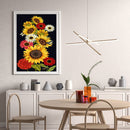 Sunflower Oil Paint By Numbers Kits Canvas Picture DIY Home Decoration Gifts
