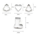 Tools Sugar Craft Plunger Mould Christmas Fondant Cake Mold Cookie Cutter