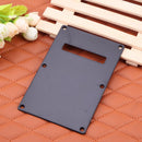 PVC Pickguard Tremolo Cavity Backplate for Electric Guitar Accessory(Black)