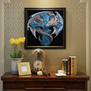 5D DIY Diamond Painting Kits Full Round Drill Animal Mosaic Picture Decoratio
