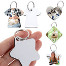 Key Rings Present Sublimation Blank Keychain MDF Material Blank Key chain