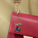DIY Key Chain Diamond Painting Letters Women Bag Keyring Pendant Gift (E) Newly