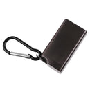 Portable Ashtray Cigarette Keychain Outdoor Pocket Smoke Ash Tray (Black