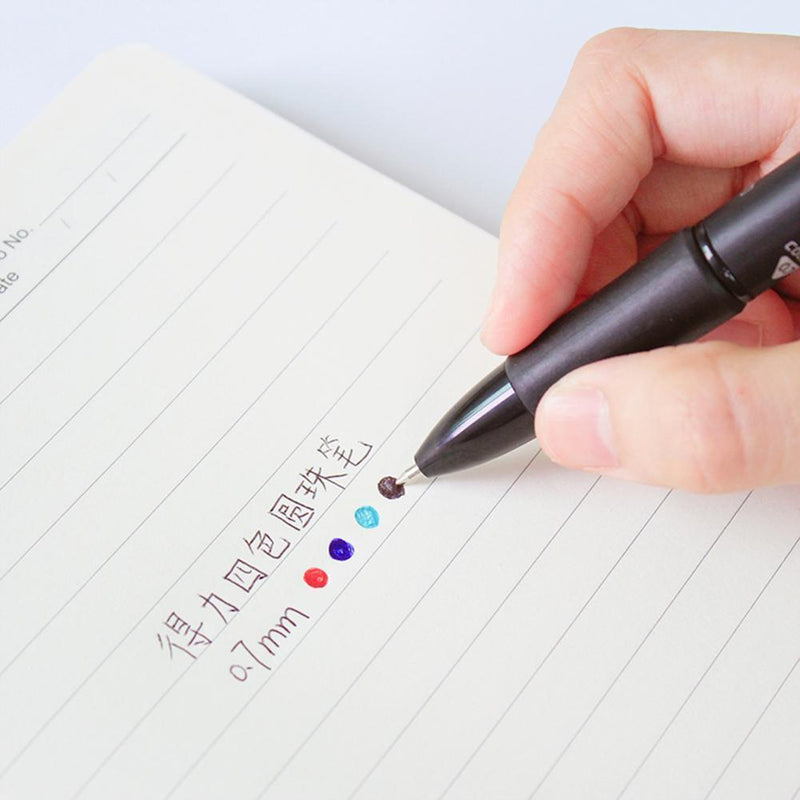 4 colors in 1 Ballpoint Pen Writing Student Mark Pens Office School  Stati hot.