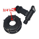 Thread Plastic Ibc Tank Tap 3/4" Adapter Garden Hose Irrigation Connection Valve