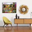Painting By Numbers DIY Bridge Cottage Hand Painted Canvas Oil Art Picture Kit