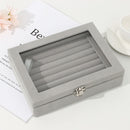 Elegant Ring Tray Velvet Ring Box Jewelry Organizer Storage Box Display Case