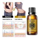 30ml massager Oil GINGER ESSENTIAL PLANT AROMA Belly Drainage(30ml)