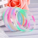 Candy Color Luminous Bracelet Silicone Glow in the Wristband Dark Gift Z1J best