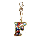 DIY Key Chain Diamond Painting Letters Women Bag Keyring Pendant Gift (F) Newly