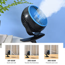 Clip on Mini Desk Fan Portable Rechargeable USB Powered Personal Cooling