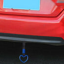 JDM Heart Train Bus Handle Hand Strap Car Rear Bumper Warning Loop (Blue)