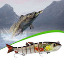 13cm 22g Plastic Lure 8-section Artificial Hard Bait Sea Fishing Tackle (E)
