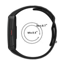 Watch Strap for HUAWEI HONOR Band 6 TPU Bracelet Wristband (Black White)