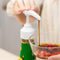 Seasoning Sauce Bottle Spice Container Press Nozzle Kitchen Gadget (White) Newly