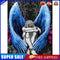 Blue Wings Angel Oil Paint By Numbers Kits Canvas Picture DIY Wall Crafts